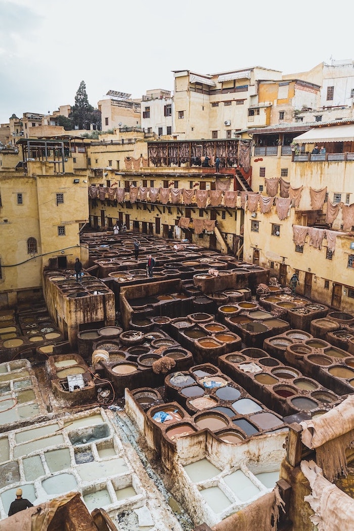 Fes- Tannery of Fes-min